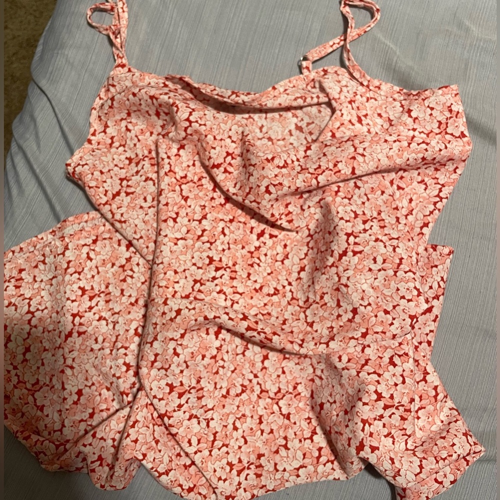 Floral maxi dress. Size M